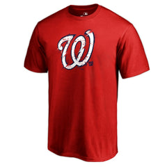 Washington Nationals Splatter Logo T-Shirt Red