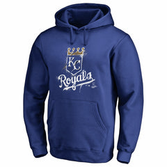 Kansas City Royals Splatter Logo Pullover Hoodie Royal