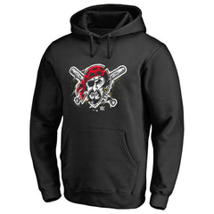 Pittsburgh Pirates Splatter Logo Pullover Hoodie Black