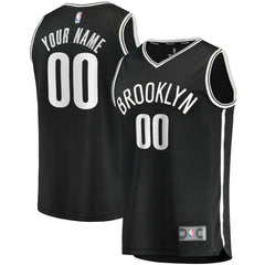 Brooklyn Nets Fast Break Custom Replica Jersey Black - Icon Edition cheap
