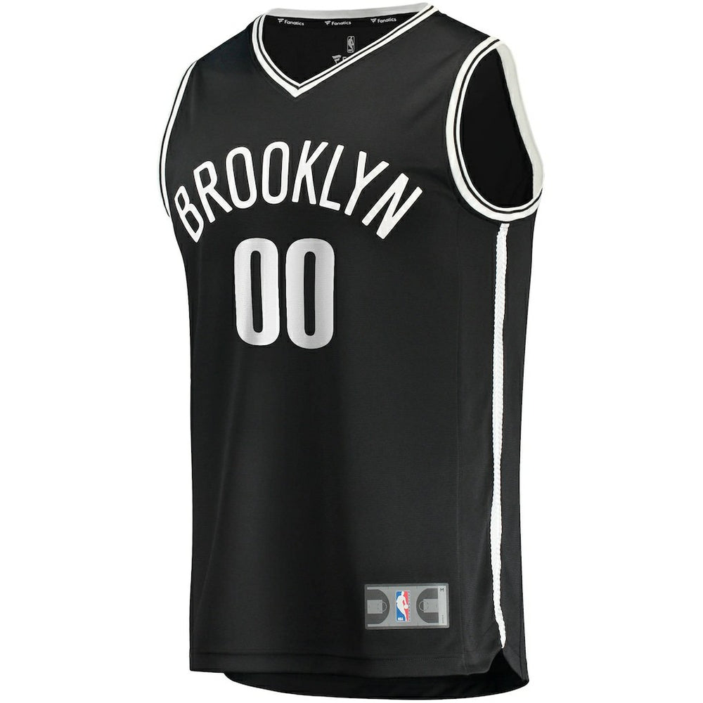 Brooklyn Nets Fast Break Custom Replica Jersey Black - Icon Edition cheap