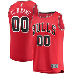 Chicago Bulls Fast Break Custom Replica Jersey Red sale - Icon Edition sale
