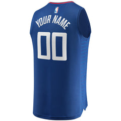LA Clippers Fast Break Custom Replica Jersey Royal - Icon Edition online