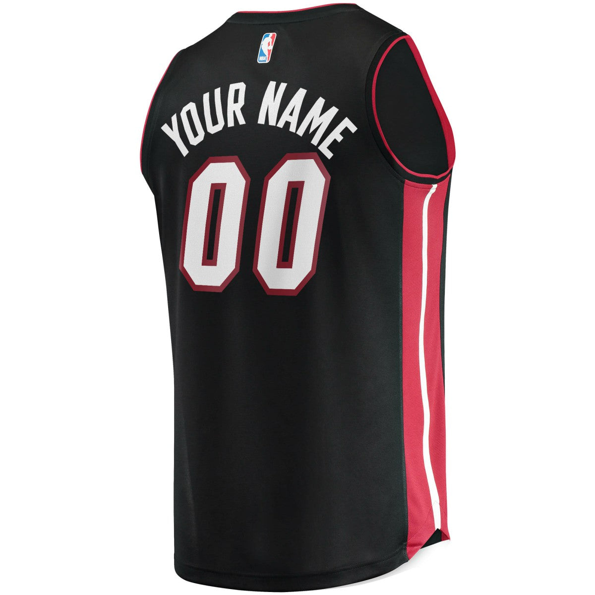 Miami Heat Fast Break Custom Replica Jersey Black - Icon Edition discount