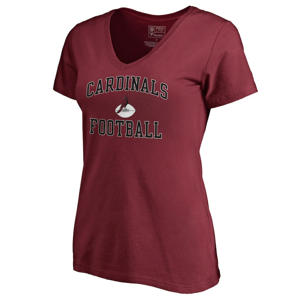 Arizona Cardinals Women's Vintage Collection Victory Arch V-Neck T-Shirt - Cardinal online
