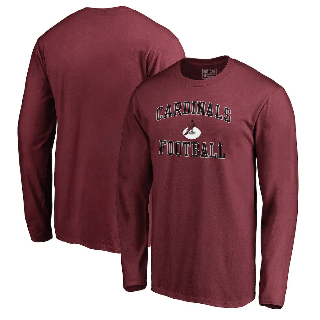 Arizona Cardinals Vintage Collection Victory Arch Long Sleeve T-Shirt - Cardinal for sale