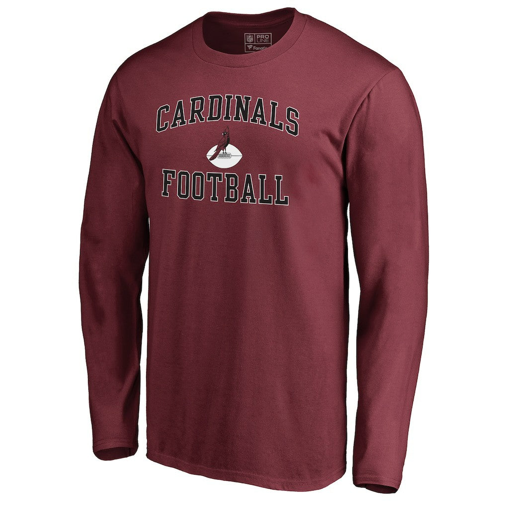 Arizona Cardinals Vintage Collection Victory Arch Long Sleeve T-Shirt - Cardinal for sale