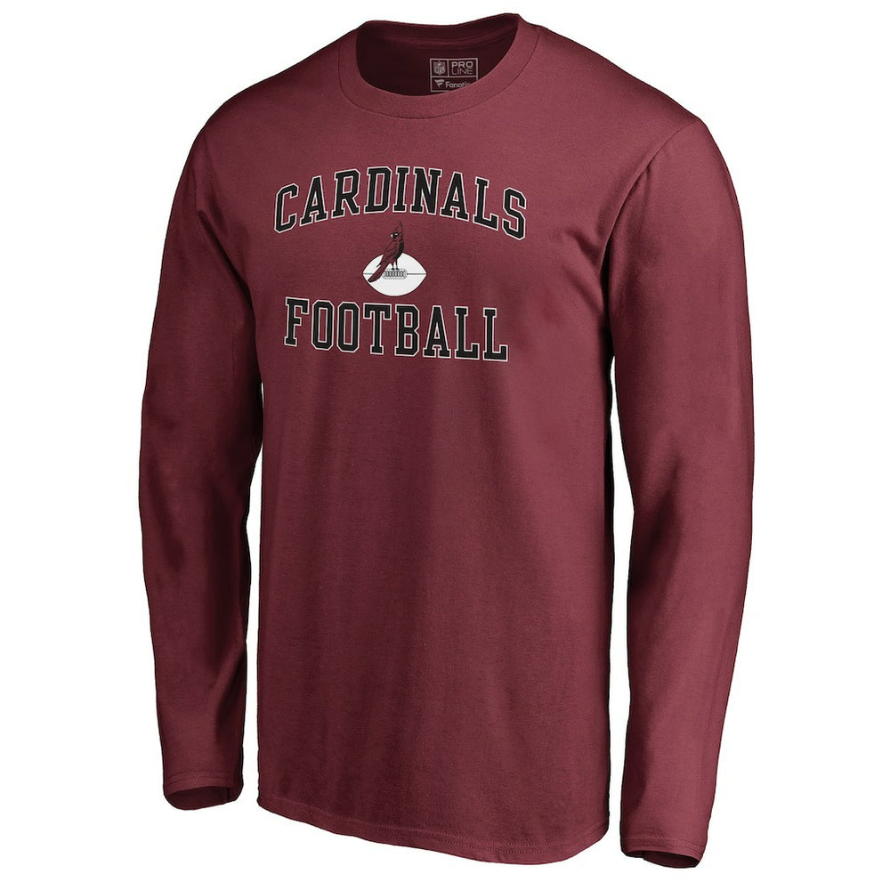 Arizona Cardinals Vintage Collection Victory Arch Long Sleeve T-Shirt - Cardinal for sale