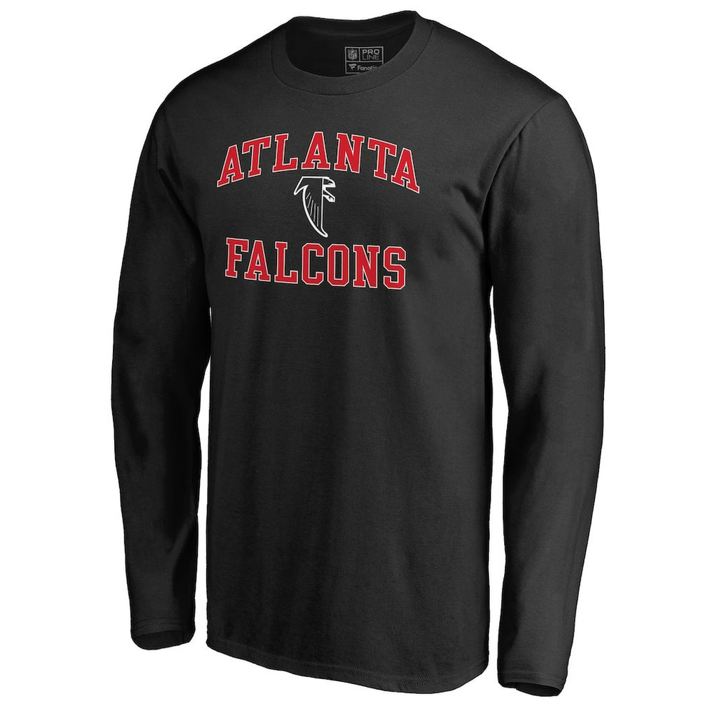 Atlanta Falcons Vintage Collection Victory Arch Long Sleeve T-Shirt - Black on sale