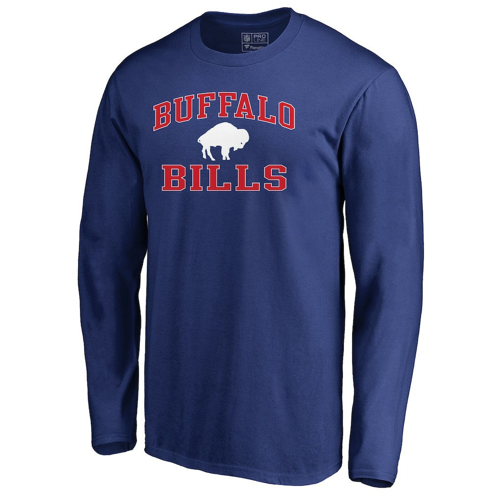 Buffalo Bills Vintage Collection Victory Arch Long Sleeve T-Shirt - Royal online