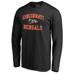 Cincinnati Bengals Vintage Collection Victory Arch Long Sleeve T-Shirt - Black outlet