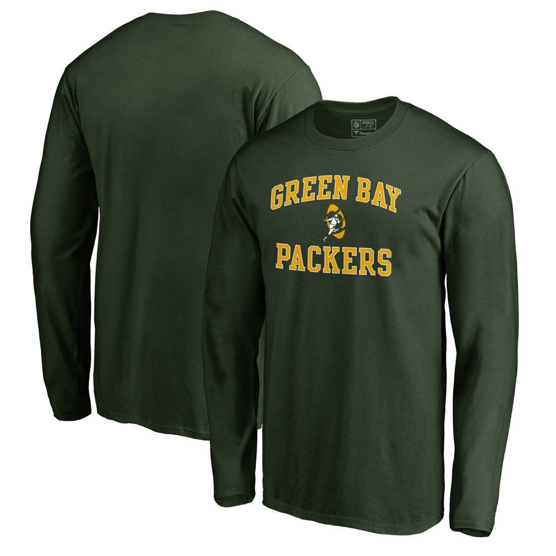 Green Bay Packers Vintage Collection Victory Arch Long Sleeve T-Shirt - Green sale
