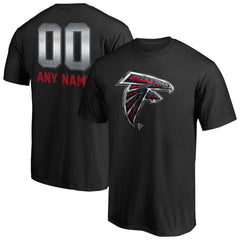 Atlanta Falcons Personalized Midnight Mascot T-Shirt - Black sale