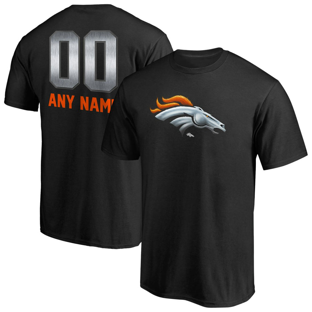 Denver Broncos Personalized Midnight Mascot T-Shirt - Black online