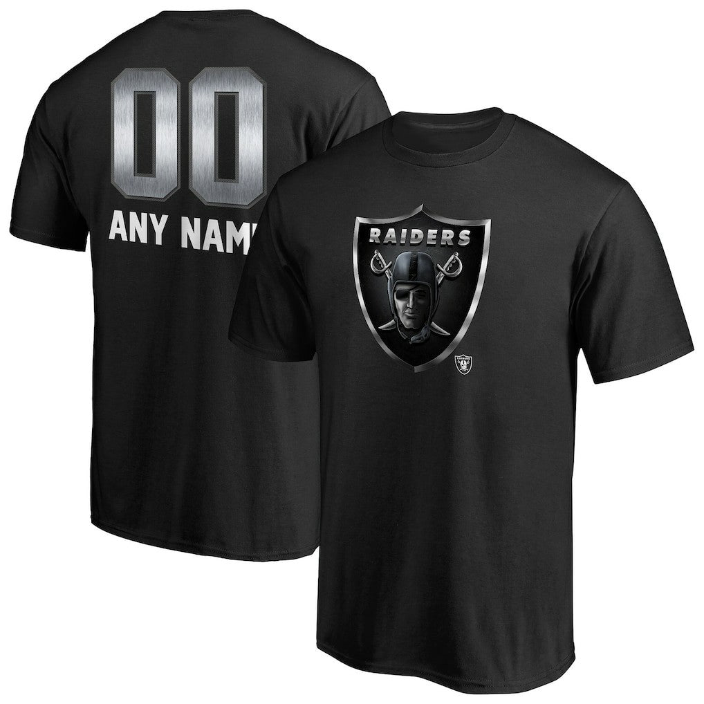 Las Vegas Raiders Personalized Midnight Mascot T-Shirt - Black cheap