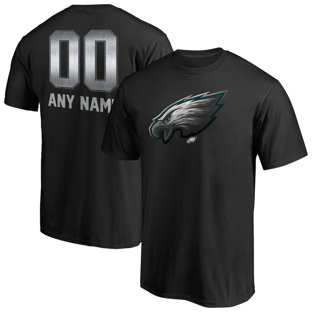 Philadelphia Eagles Personalized Midnight Mascot T-Shirt - Black online