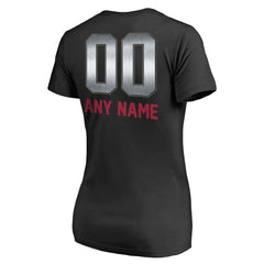 Arizona Cardinals Women's Personalized Midnight Mascot T-Shirt - Black outlet