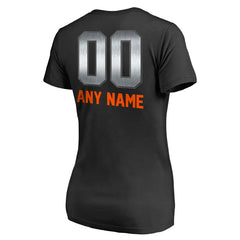 Denver Broncos Women's Personalized Midnight Mascot T-Shirt - Black online