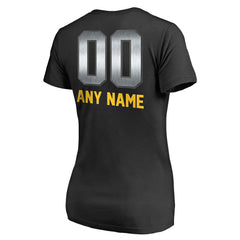 Minnesota Vikings Women's Personalized Midnight Mascot T-Shirt - Black sale