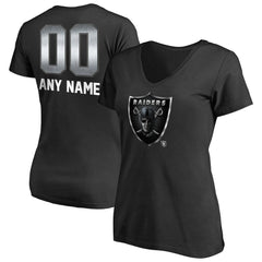 Las Vegas Raiders Women's Personalized Midnight Mascot T-Shirt - Black discount