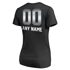 Las Vegas Raiders Women's Personalized Midnight Mascot T-Shirt - Black discount