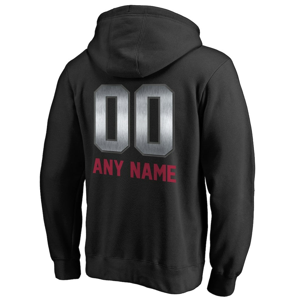 Arizona Cardinals Personalized Midnight Mascot Pullover Hoodie - Black for sale