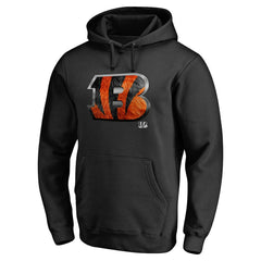Cincinnati Bengals Personalized Midnight Mascot Pullover Hoodie - Black on sale