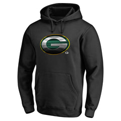 Green Bay Packers Personalized Midnight Mascot Pullover Hoodie - Black outlet