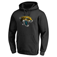 Jacksonville Jaguars Personalized Midnight Mascot Pullover Hoodie - Black sale