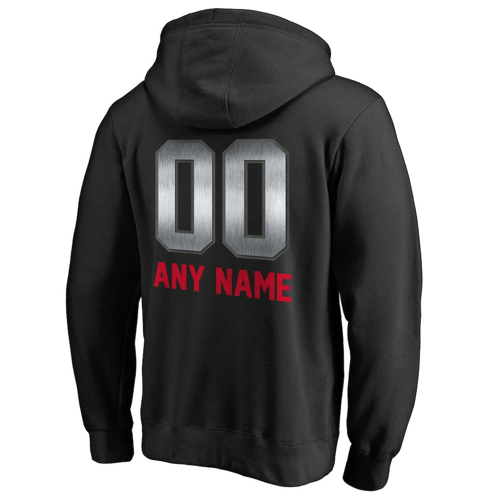 Kansas City Chiefs Personalized Midnight Mascot Pullover Hoodie - Black online