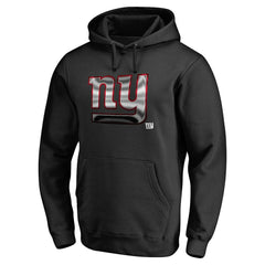 New York Giants Personalized Midnight Mascot Pullover Hoodie - Black on sale