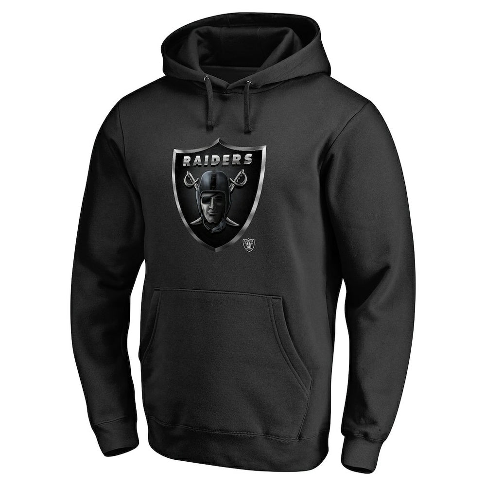 Las Vegas Raiders Personalized Midnight Mascot Pullover Hoodie - Black sale