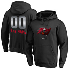 Tampa Bay Buccaneers Personalized Midnight Mascot Pullover Hoodie - Black on sale