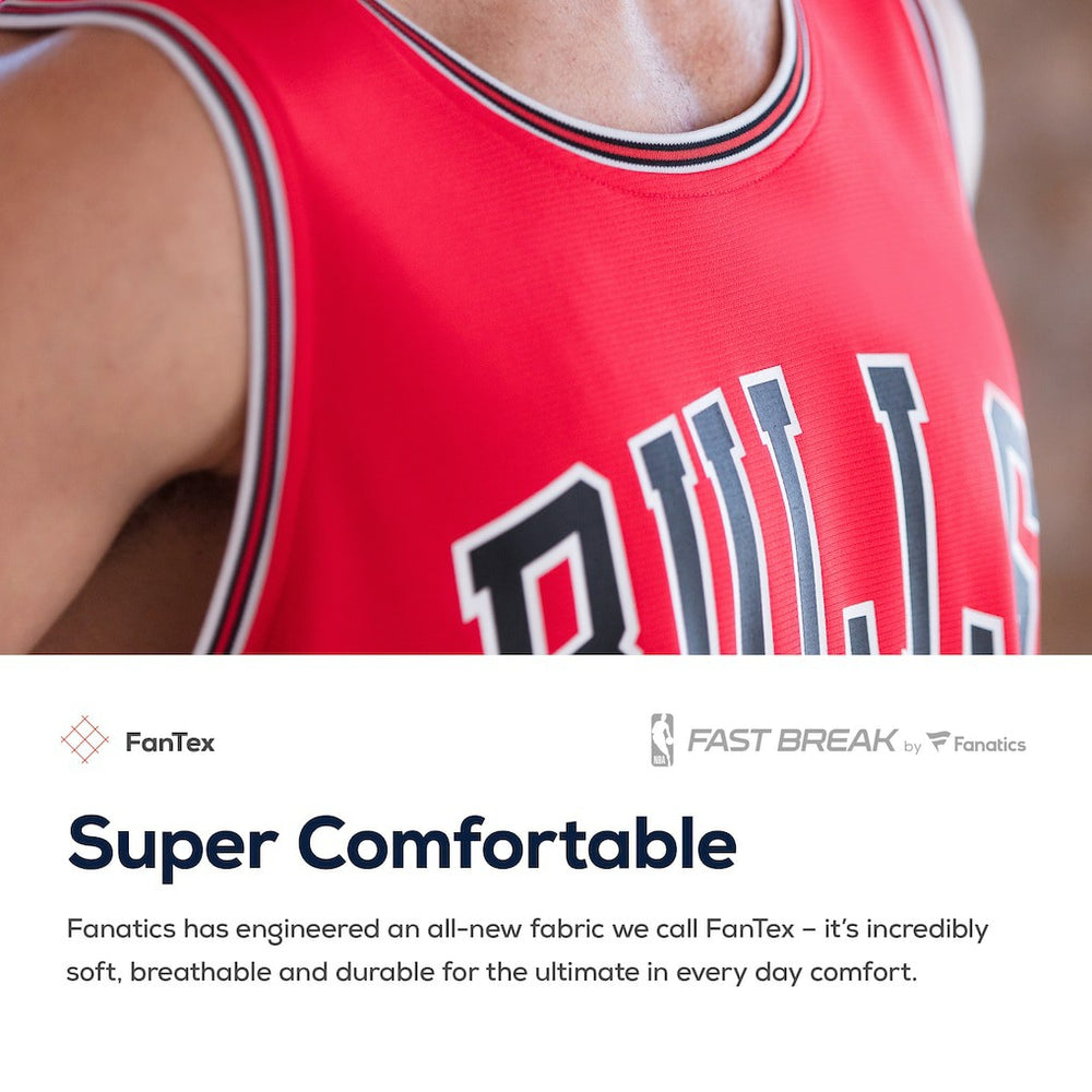 Chicago Bulls Youth Fast Break Custom Replica Jersey Red sale - Icon Edition outlet