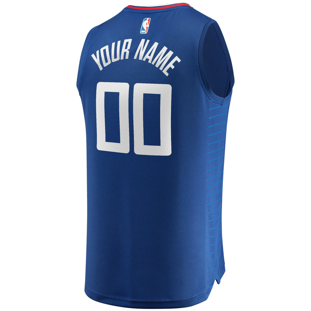LA Clippers Youth Fast Break Custom Replica Jersey Royal - Icon Edition shop