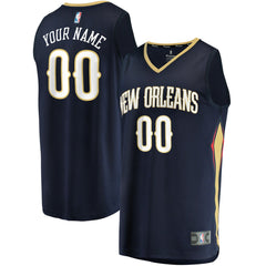New Orleans Pelicans Youth Fast Break Custom Jersey - Navy - Icon Edition online