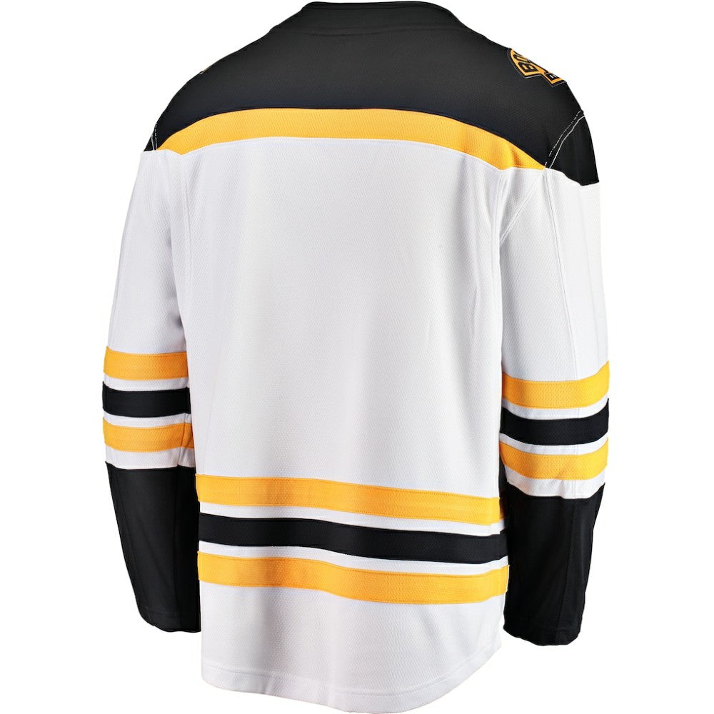 Boston Bruins Fanatics Youth Away Breakaway Jersey - White Jerseys