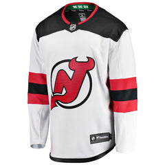 New Jersey Devils Fanatics Youth Away Breakaway Jersey - White Jerseys