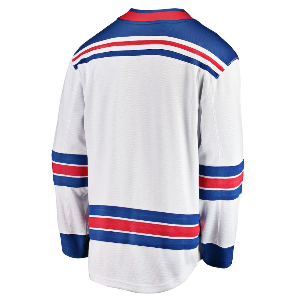 New York Rangers Fanatics Youth Away Breakaway Jersey - White Jerseys
