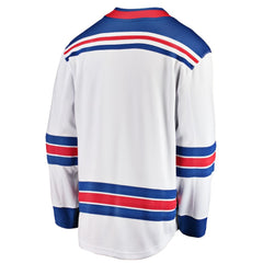 New York Rangers Fanatics Youth Away Breakaway Jersey - White Jerseys