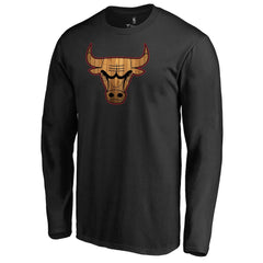 Chicago Bulls Hardwood Long Sleeve T-Shirt sale - Black on sale