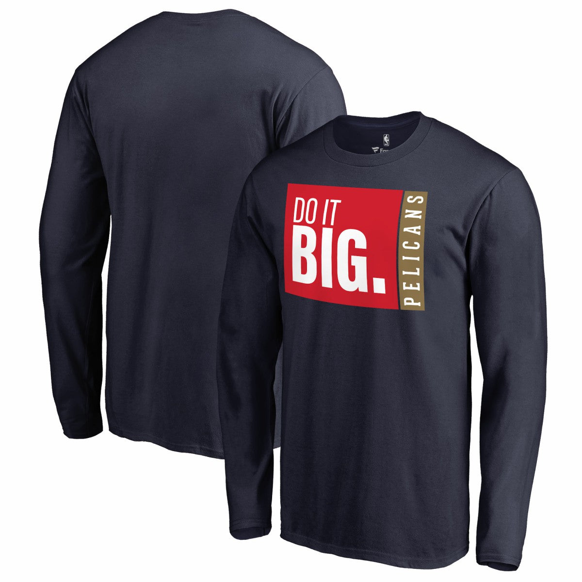 New Orleans Pelicans Do It Big Long Sleeve T-Shirt - Navy cheap