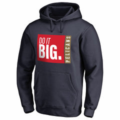 New Orleans Pelicans Do It Big Pullover Hoodie - Navy online