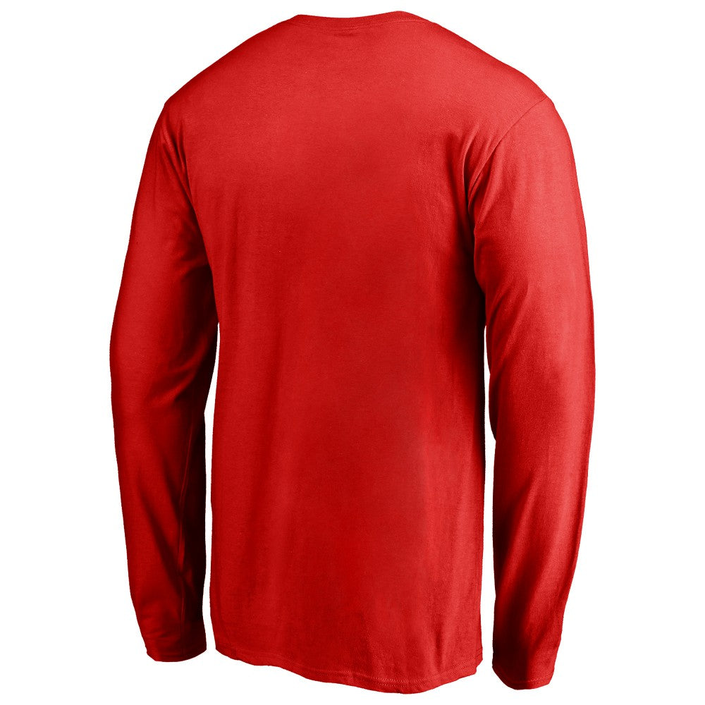 Los Angeles Angels Static Logo Long Sleeve T-Shirt Red