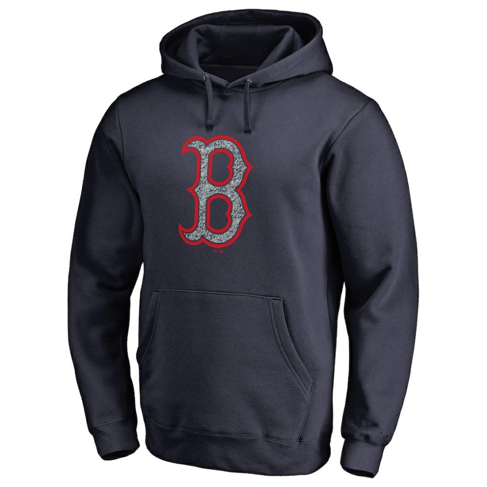 Boston Red Sox Static Logo Pullover Hoodie Navy