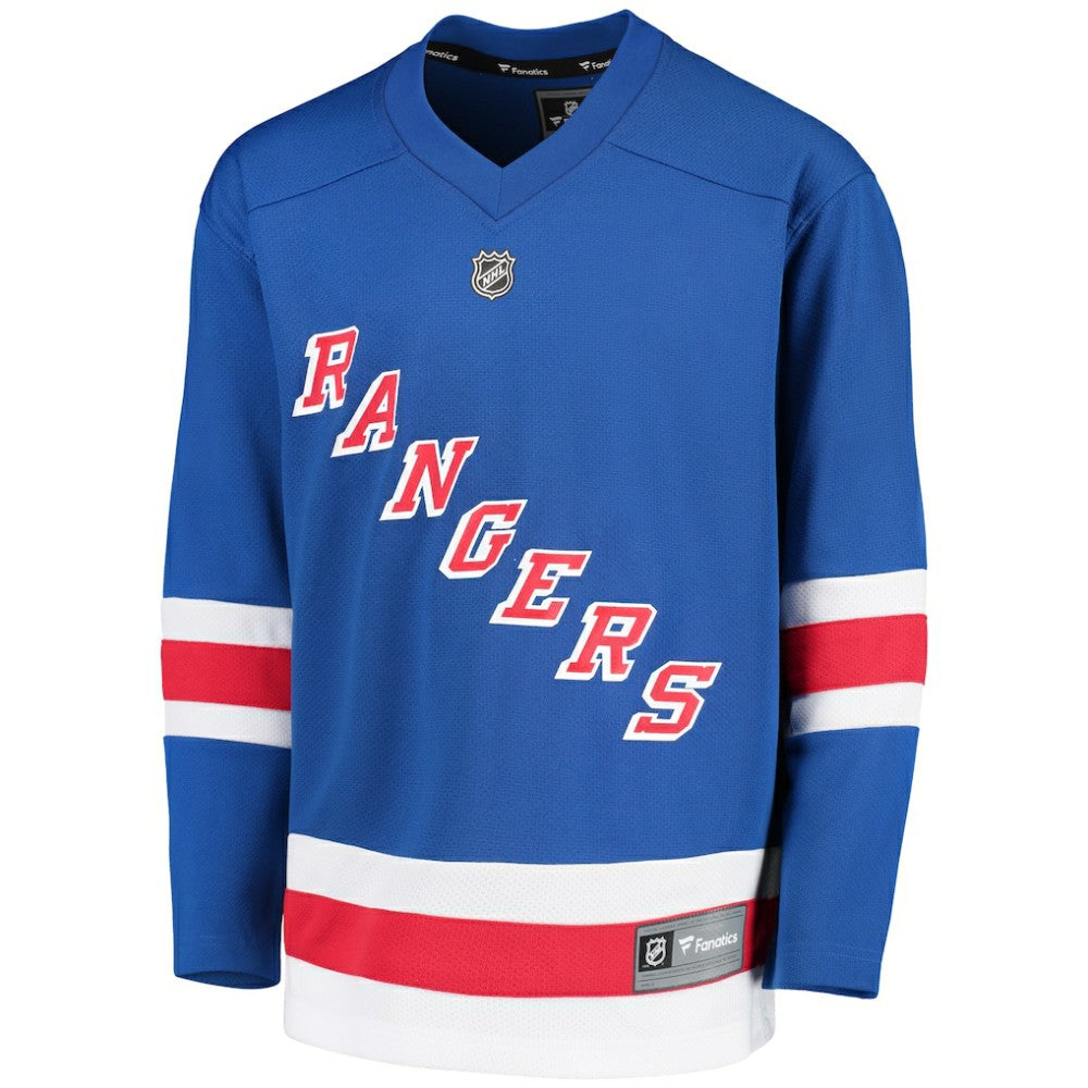 New York Rangers Fanatics Youth Home Replica Blank Jersey - Royal Jerseys