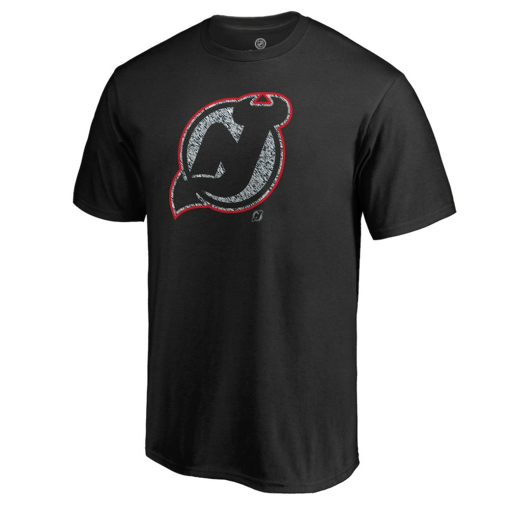 New Jersey Devils Static Logo T-Shirt - Black T-shirts