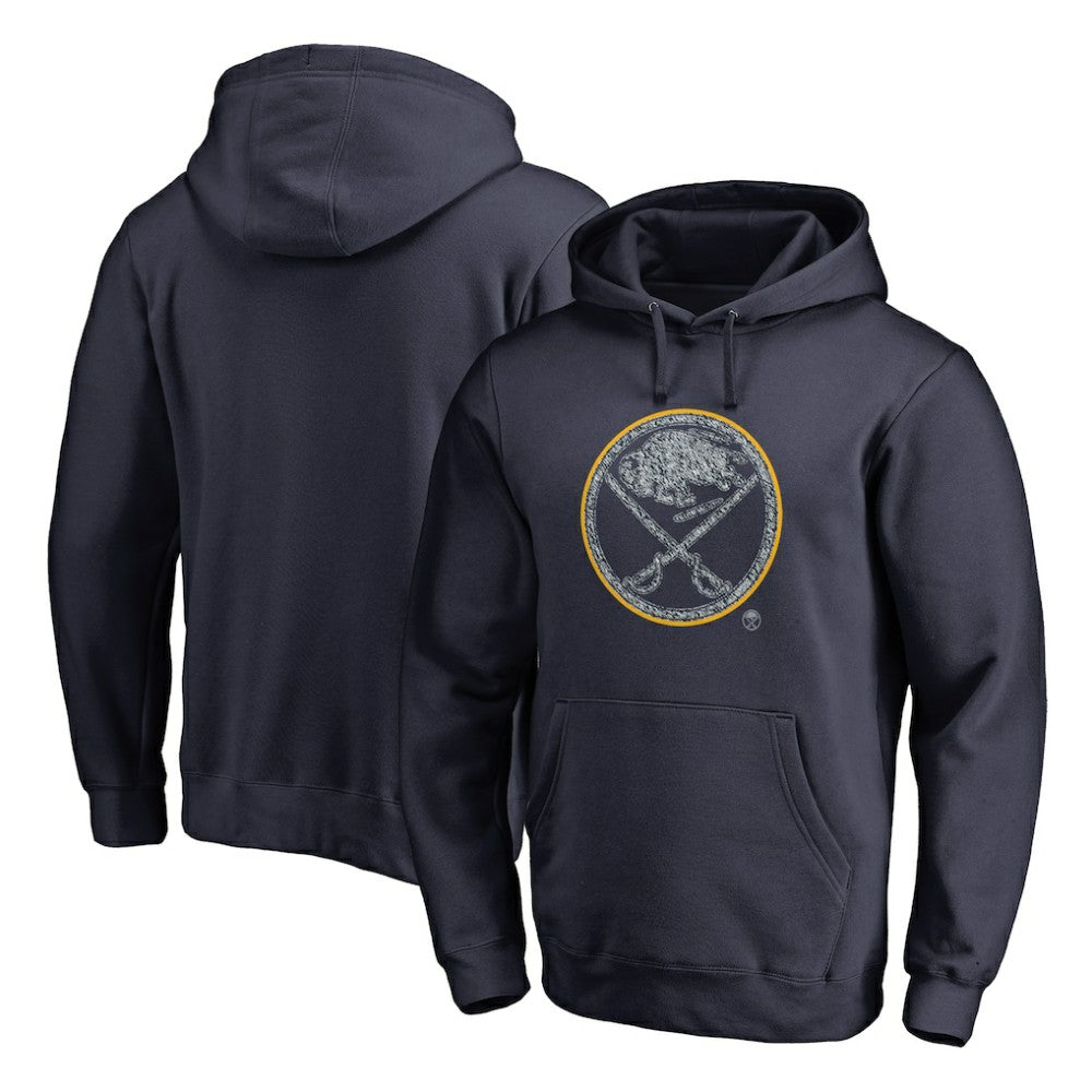 Buffalo Sabres Static Logo Pullover Hoodie - Navy Hoodies