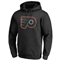 Philadelphia Flyers Static Logo Pullover Hoodie - Black Hoodies