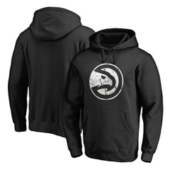 Atlanta Hawks Marble Logo Pullover Hoodie - Black discount